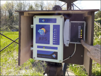 Water tank level meter