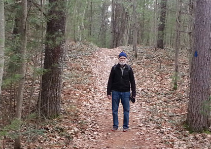 steve on Days River Pathway
